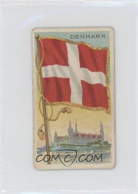 1910-11 ATC Flags of all Nations - Tobacco T59 - Recruit Black Factory 25 2nd Dist VA Back #_DENM.1 - Denmark (National Flag)