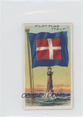 1910-11 ATC Flags of all Nations - Tobacco T59 - Recruit Purple Back #_ITAL.4 - Italy (Pilot Flag)