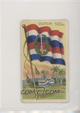 1910-11 ATC Flags of all Nations - Tobacco T59 - Sweet Caporal Little Cigars Green Factory 229 6th Dist VA Back #_DUEI - Dutch East Indies [Poor to Fair]