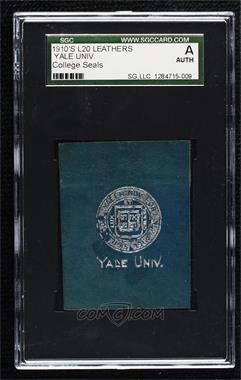 1910-12 ATC College Seals Leathers - Tobacco L20 #_YALE.2 - Yale University [SGC Authentic]