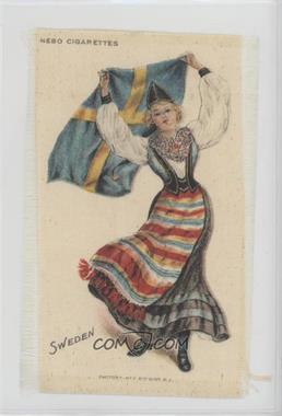 1910 ATC Flag Girls of All Nations Silks - Tobacco S59 - Nebo Factory 7 5th Dist NJ #SWED - Sweden