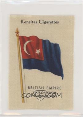 1910 ATC Flags of the World Silks - Tobacco S33 - Kensitas #_BREM.28 - British Empire (State of Johore National Flag)