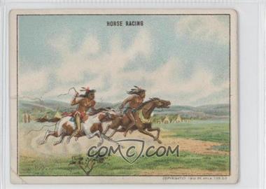 1910 Hassan Indian Life in the "60's" - T73 #_HORA - Horse Racing [Good to VG‑EX]