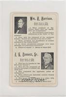 William Henry Harrison, J.G. Bennett Sr.