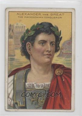 1911-12 ATC Men and Women of History - T68 [Base] - Miners Extra Black #_ALGR - Alexander The Great [Poor to Fair]