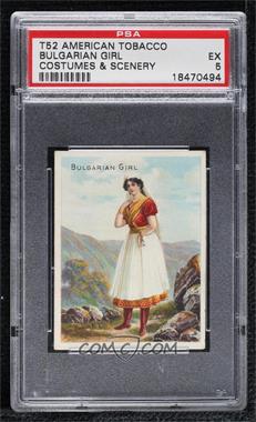 1911 ATC Costumes & Scenery - Tobacco T52 - Turkish Trophies Back #_BUGI - Bulgarian Girl [PSA 5 EX]