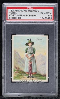 1911 ATC Costumes & Scenery - Tobacco T52 - Turkish Trophies Back #_TYRO - Tyrol [PSA 6.5 EX‑MT+]