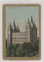 The Temple at Salt Lake City, U.S.A. [Poor to Fair]