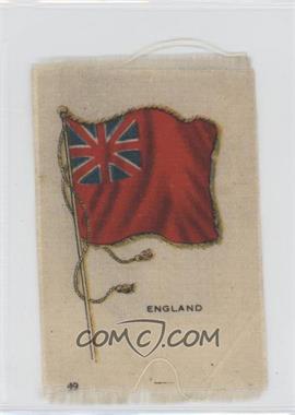 1912 B.D.V. Flags of the World Silks - Tobacco [Base] #49 - England