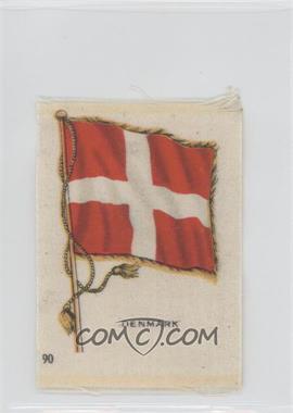 1912 B.D.V. Flags of the World Silks - Tobacco [Base] #90.1 - Denmark [Good to VG‑EX]