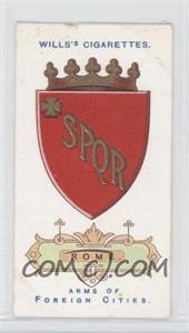 1912 Wills Arms of Foreign Cities - Tobacco [Base] #22 - Rome [Good to VG‑EX]