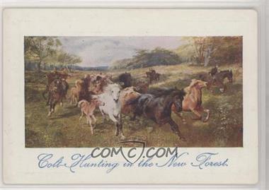 1913 Player's Famous Paintings - Tobacco [Base] #CHNF - Colt-Hunting in the New Forest