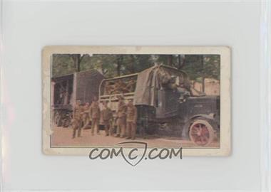 1914-15 Sweet Caporal World War I Scenes - Tobacco T121 #66 - Auto-Trucks of the English Army in France [COMC RCR Poor]