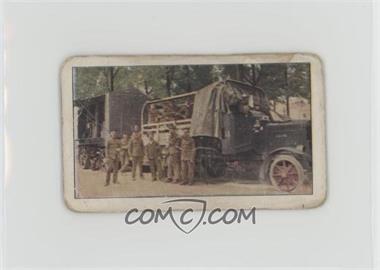 1914-15 Sweet Caporal World War I Scenes - Tobacco T121 #66 - Auto-Trucks of the English Army in France [COMC RCR Poor]