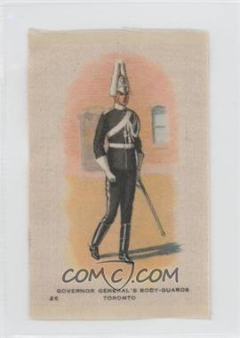 1914 ITC Regimental Uniforms of Canada Silks - Tobacco SC10 #26 - Governor General's Body-Guards (Toronto) [Good to VG‑EX]