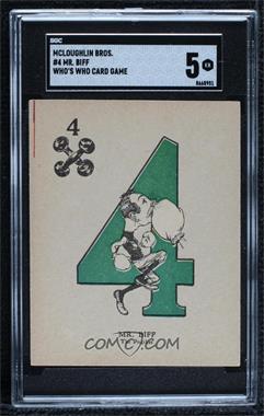 1914 McLaughlin Bros. Who's Who Card Game - [Base] #4J - Mr. Biff [SGC 5 EX]