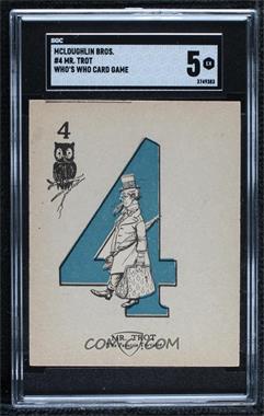 1914 McLaughlin Bros. Who's Who Card Game - [Base] #4O - Mr. Trot [SGC 5 EX]
