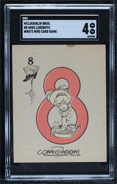 1914 McLaughlin Bros. Who's Who Card Game - [Base] #8F - Miss Lureboys [SGC 4 VG/EX]