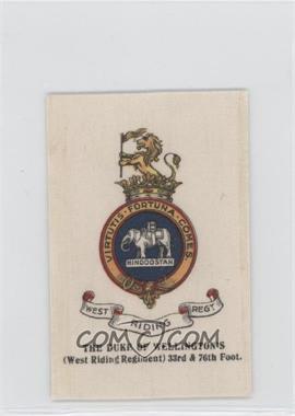 1915 B.D.V. Regimental Emblems Silks - Tobacco [Base] #_DWRR - The Duke of Wellington's (West Riding Regiment) 33rd & 76th Foot. [Good to VG‑EX]