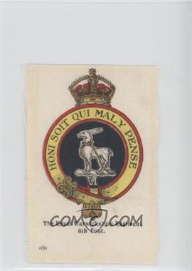 1915 B.D.V. Regimental Emblems Silks - Tobacco [Base] #101 - The Royal Warwickshire Regiment 6th Foot. [Good to VG‑EX]