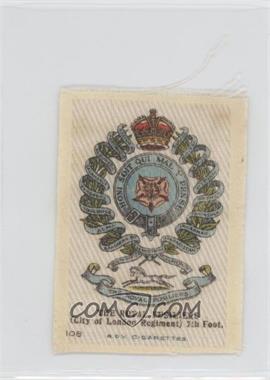 1915 B.D.V. Regimental Emblems Silks - Tobacco [Base] #108 - The Royal Fusiliers (City of London Regiment) 7th Foot. [Good to VG‑EX]