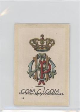 1915 B.D.V. Regimental Emblems Silks - Tobacco [Base] #19 - 11th (Prince Albert's Own) Hussars. [Good to VG‑EX]