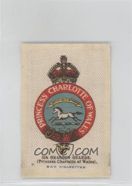 1915 B.D.V. Regimental Emblems Silks - Tobacco [Base] #71 - 5th Dragoon Guards (Princess Charlotte of Wales) [Good to VG‑EX]