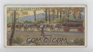 1915 Wills Overseas Dominions (Australia) - Tobacco [Base] #7 - Hauling Timber, New South Wales [Good to VG‑EX]