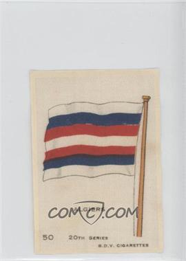 1916 B.D.V. Flags of the World Silks 20th Series - Tobacco [Base] #50 - Algiers [Good to VG‑EX]