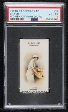 1916 Carreras Women on War Work - Tobacco [Base] #21 - Baker [PSA 4 VG‑EX]