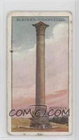 Pompey's Pillar, Alexandria, Egypt [COMC RCR Poor]