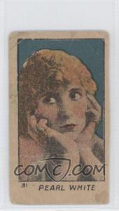 1919 Actor Strip Cards - [Base] #31 - Pearl White (Blue Backround) [Good to VG‑EX]