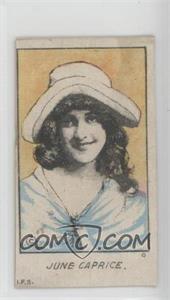 1919 Actor Strip Cards - [Base] #6 - June Caprice (Yellow Background) [Poor to Fair]