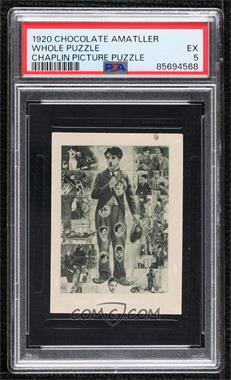 1920s Chocolate Amatller Charlot Puzzle - [Base] #_CHCH - Charlie Chaplin (Whole Puzzle) [PSA 5 EX]