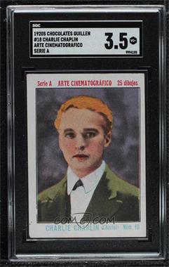 1920s Chocolates Guillen Arte Cinematografico Serie A - [Base] #18 - Charlie Chaplin [SGC 3.5 VG+]