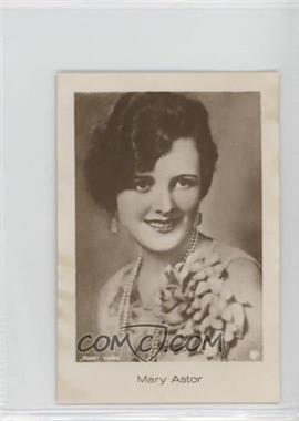 1920s Jasmatzi Hansom Flimbilder - Tobacco [Base] - Basic Border Hansom Back #76 - Mary Astor