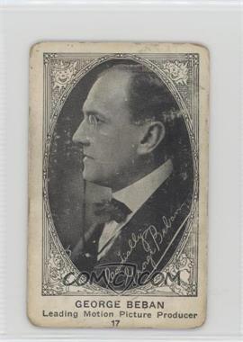 1921 American Caramel Movie Actors and Actresses - E123 - Eighty Back #17 - George Beban [Poor to Fair]