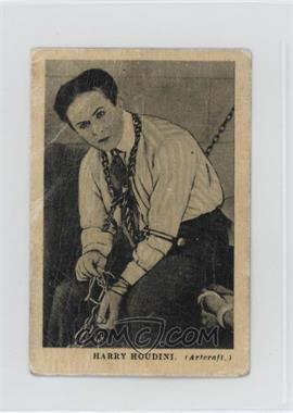 1922-23 Boys' Cinema Famous Heroes - [Base] #4 - Harry Houdini