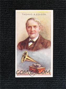 1924 Bucktrout Inventors - Tobacco [Base] #8 - Thomas Edison