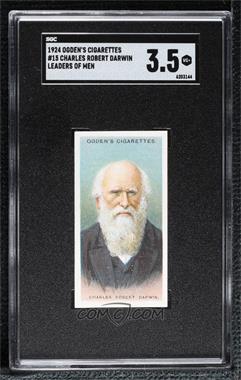 1924 ITC Leaders of Men - Tobacco [Base] - Ogden's Back #15 - Charles Darwin [SGC 3.5 VG+]