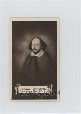 1924 Nicolas Sarony Celebrities and Their Autographs - Tobacco [Base] - Series 1 Mini #20 - William Shakespeare