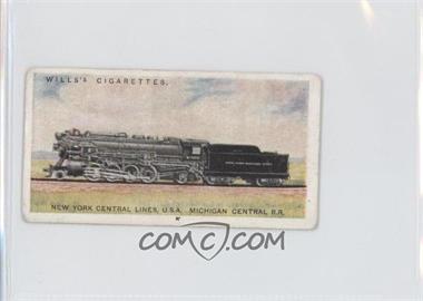 1924 Wills Railway Engines - Tobacco [Base] #25 - New York Central Lines, U.S.A. [Good to VG‑EX]