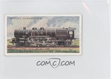 1924 Wills Railway Engines - Tobacco [Base] #35 - Western Railway of France [Good to VG‑EX]