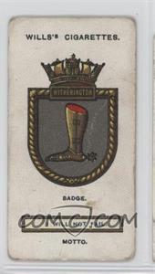 1925 Wills Ships' Badges - Tobacco [Base] #39 - Witherington [Poor to Fair]