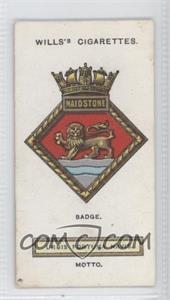 1925 Wills Ships' Badges - Tobacco [Base] #47 - Maidstone [Good to VG‑EX]