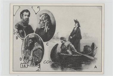 1926-27 Interstate News Service History Cards - W612 #14 - French Explorers [Good to VG‑EX]
