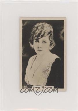 1926 BAT Beauties 2nd Series - Tobacco [Base] #32 - Ethel Clayton [Poor to Fair]