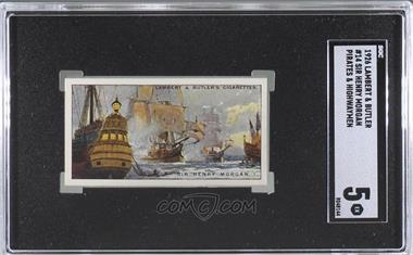 1926 Lambert & Butler Pirates & Highwaymen - Tobacco [Base] #14 - Sir Henry Morgan [SGC 5 EX]