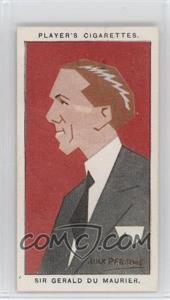 1926 Player's Straight Line Caricatures - Tobacco [Base] #21 - Sir Gerald Du Maurier