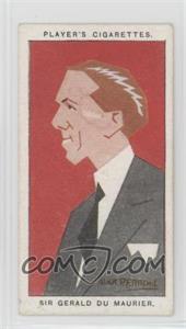 1926 Player's Straight Line Caricatures - Tobacco [Base] #21 - Sir Gerald Du Maurier